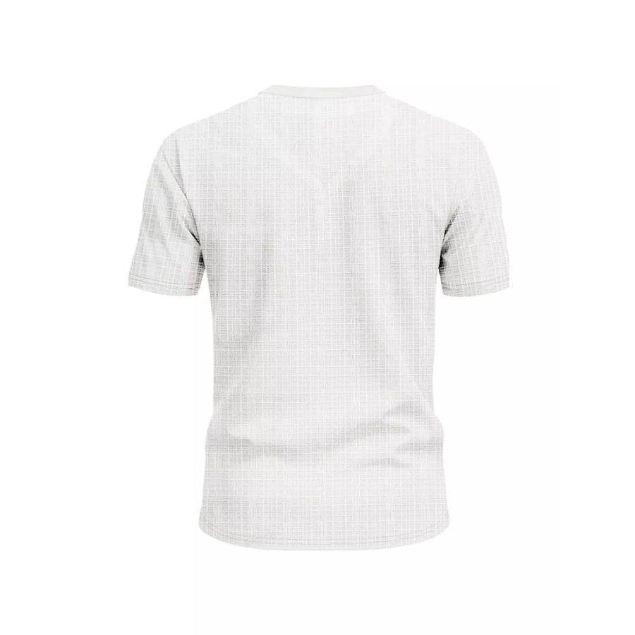 Men’s Full Size V-Neck Button-Down Top Plus Size Apparel and Accessories