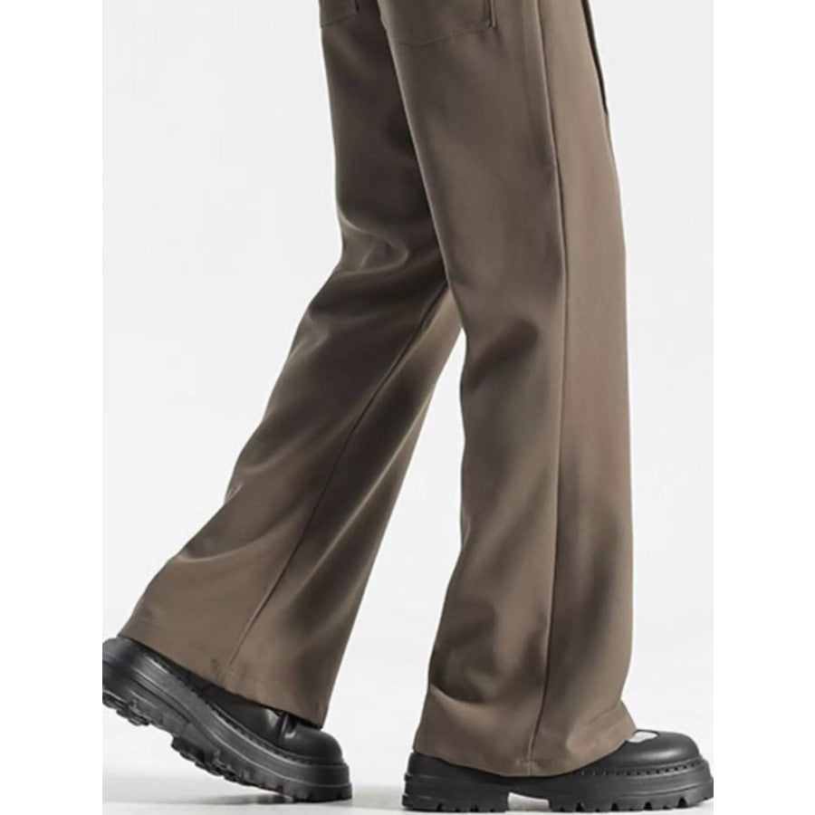 Men’s Full Size Wide Leg Casual Pants Plus Size Apparel and Accessories