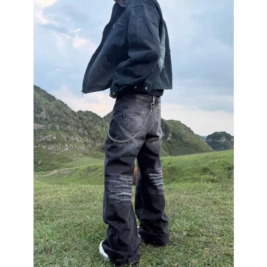 Men’s Full Size Wide Leg Jeans Plus Size Apparel and Accessories