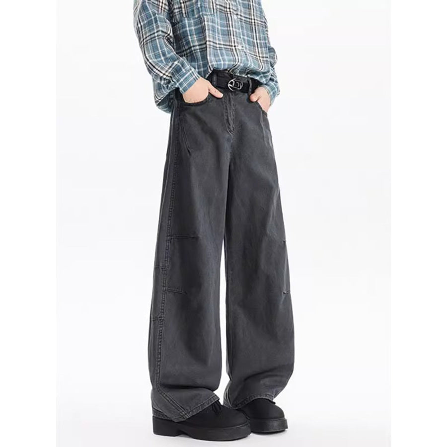 Men’s Full Size Wide Leg Jeans Plus Size Apparel and Accessories
