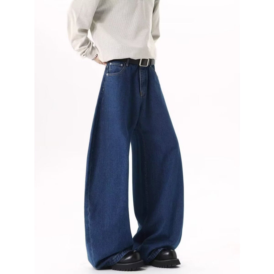 Men’s Full Size Wide Leg Jeans Plus Size Apparel and Accessories