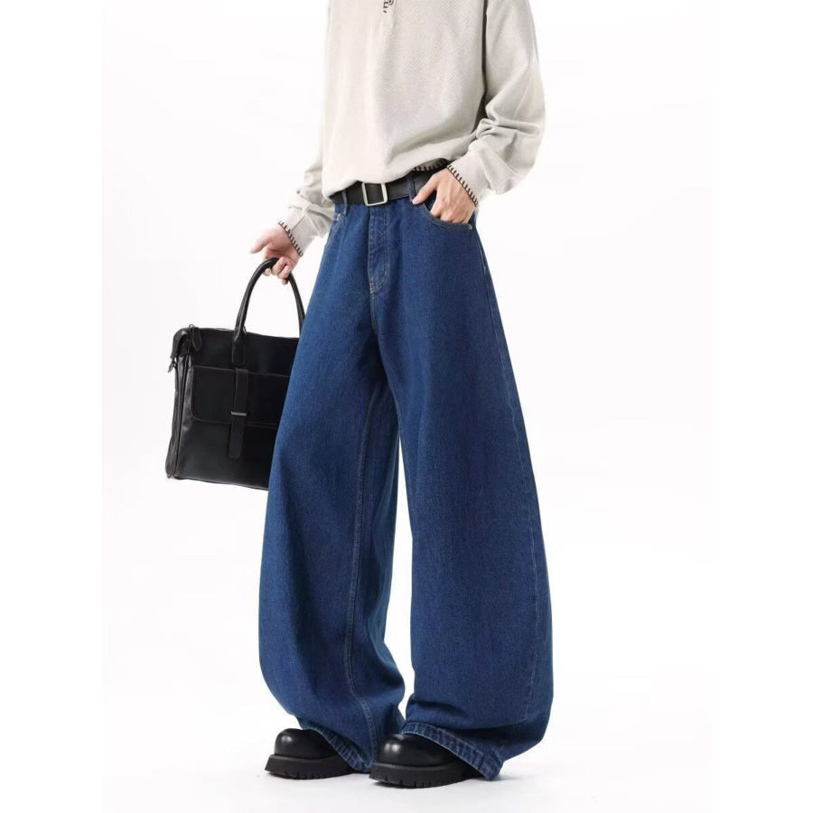 Men’s Full Size Wide Leg Jeans Plus Size Apparel and Accessories