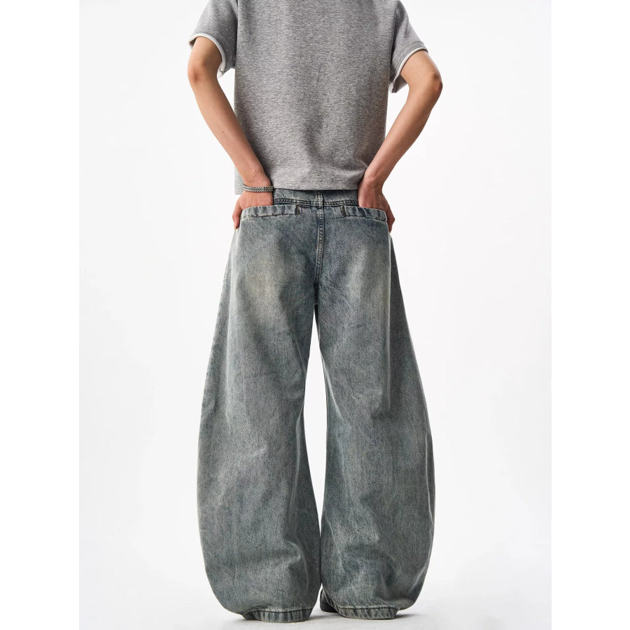 Men’s Full Size Wide Leg Jeans Plus Size Apparel and Accessories