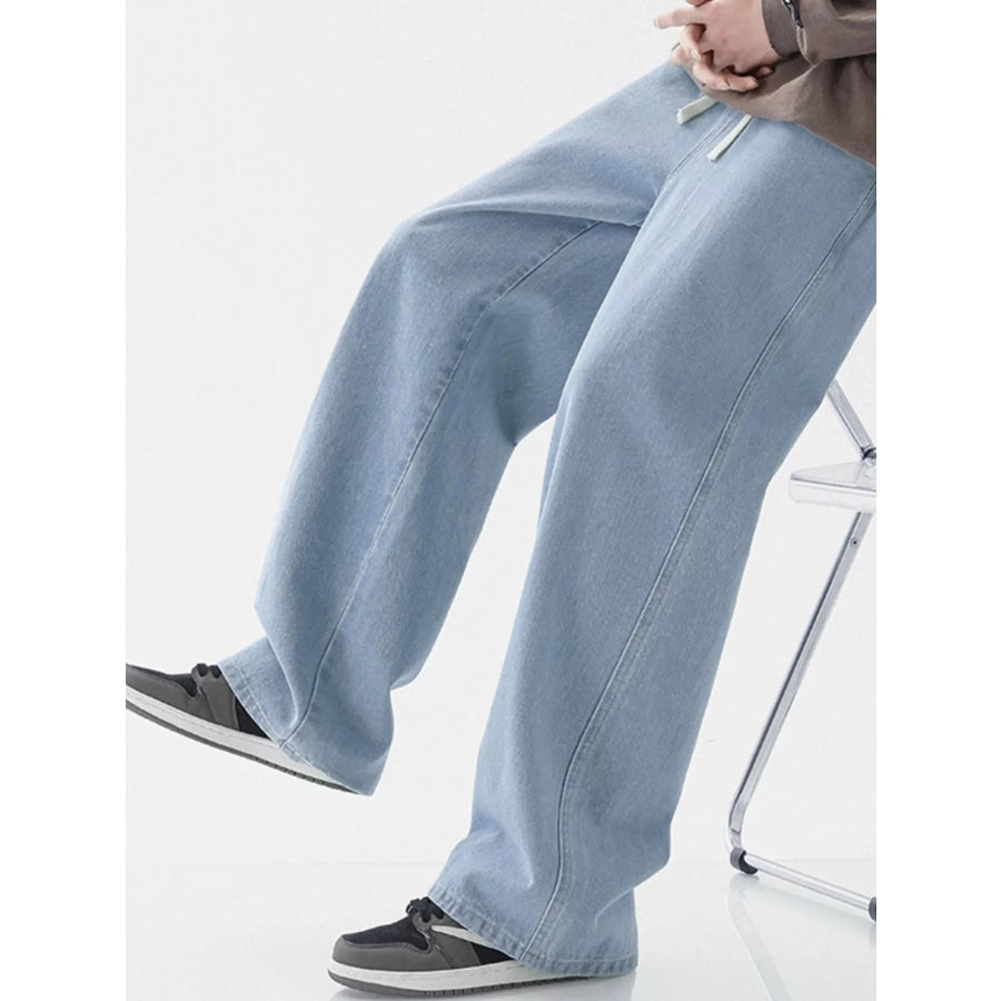 Men’s Full Size Wide Leg Jeans Plus Size Apparel and Accessories