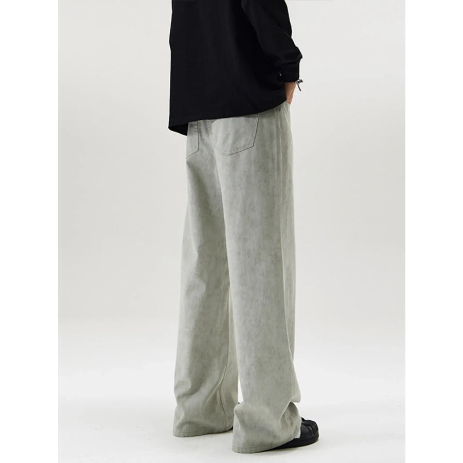 Men’s Full Size Wide Leg Pants Plus Size Apparel and Accessories