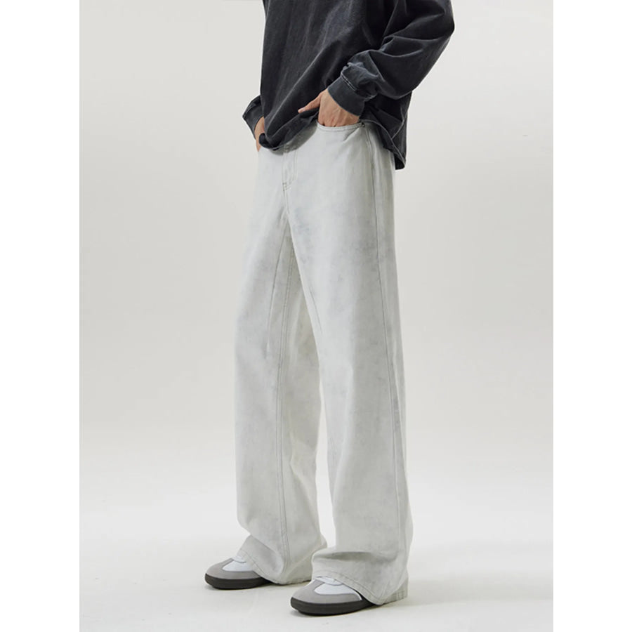Men’s Full Size Wide Leg Pants Plus Size Apparel and Accessories