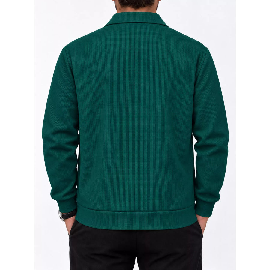 Men’s Full Size Zip Up Casual Jacket Plus Apparel and Accessories