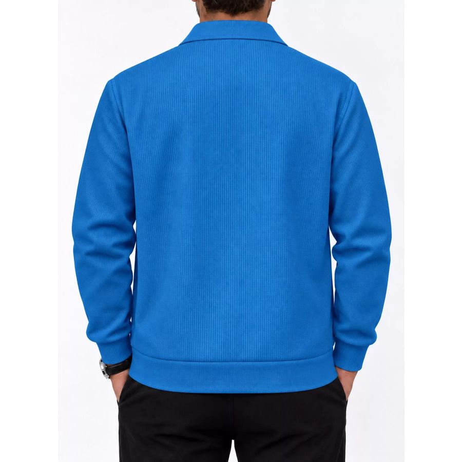 Men’s Full Size Zip Up Casual Jacket Plus Apparel and Accessories