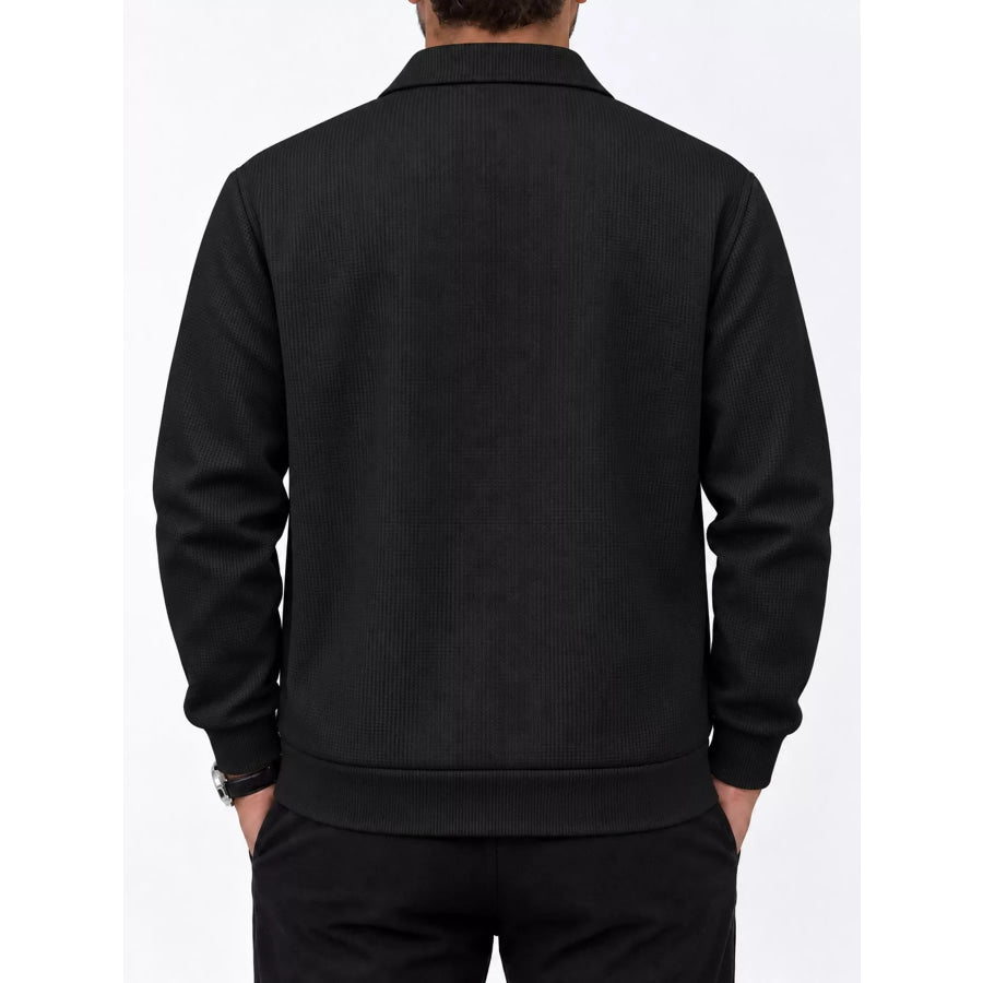 Men’s Full Size Zip Up Casual Jacket Plus Apparel and Accessories