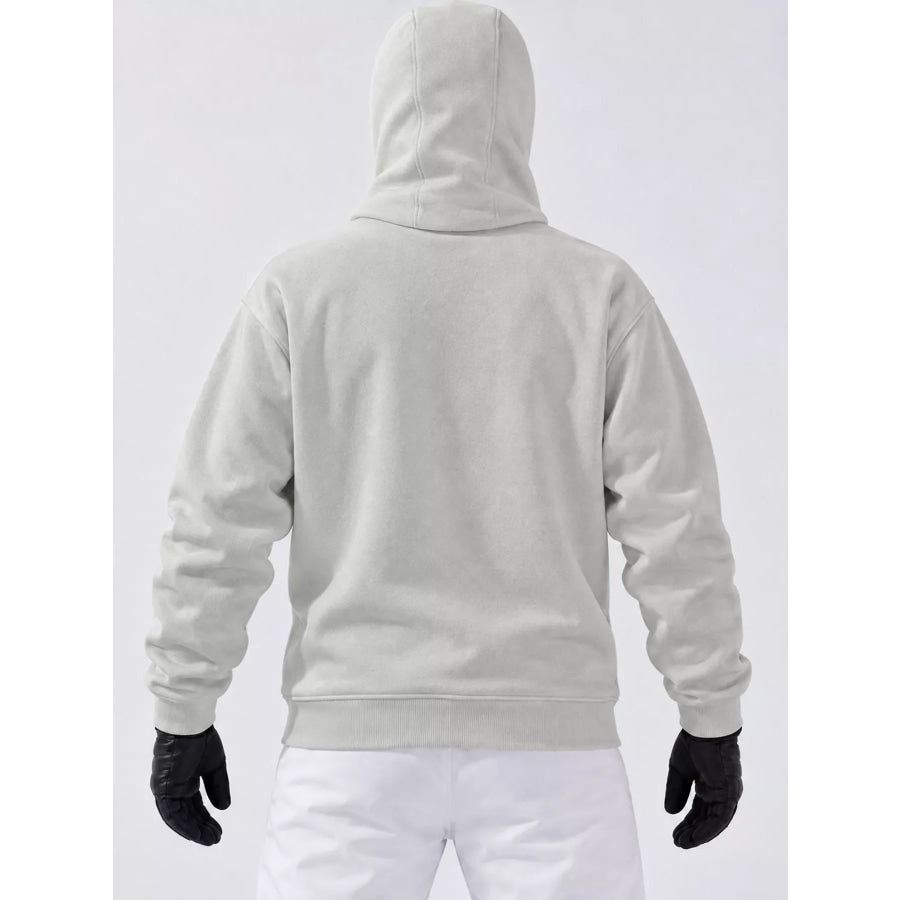 Men’s Full Size Zip-Up Integrated Ski Hoodie with Pockets Plus Apparel and Accessories