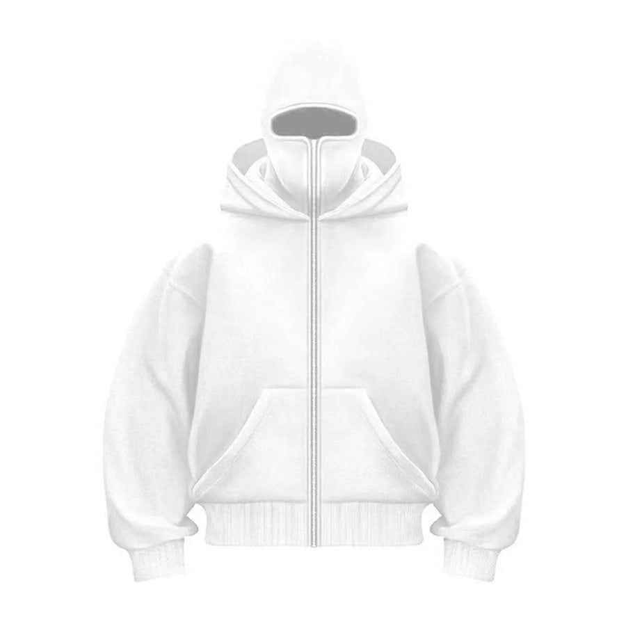 Men’s Full Size Zip-Up Integrated Ski Hoodie with Pockets Plus Apparel and Accessories