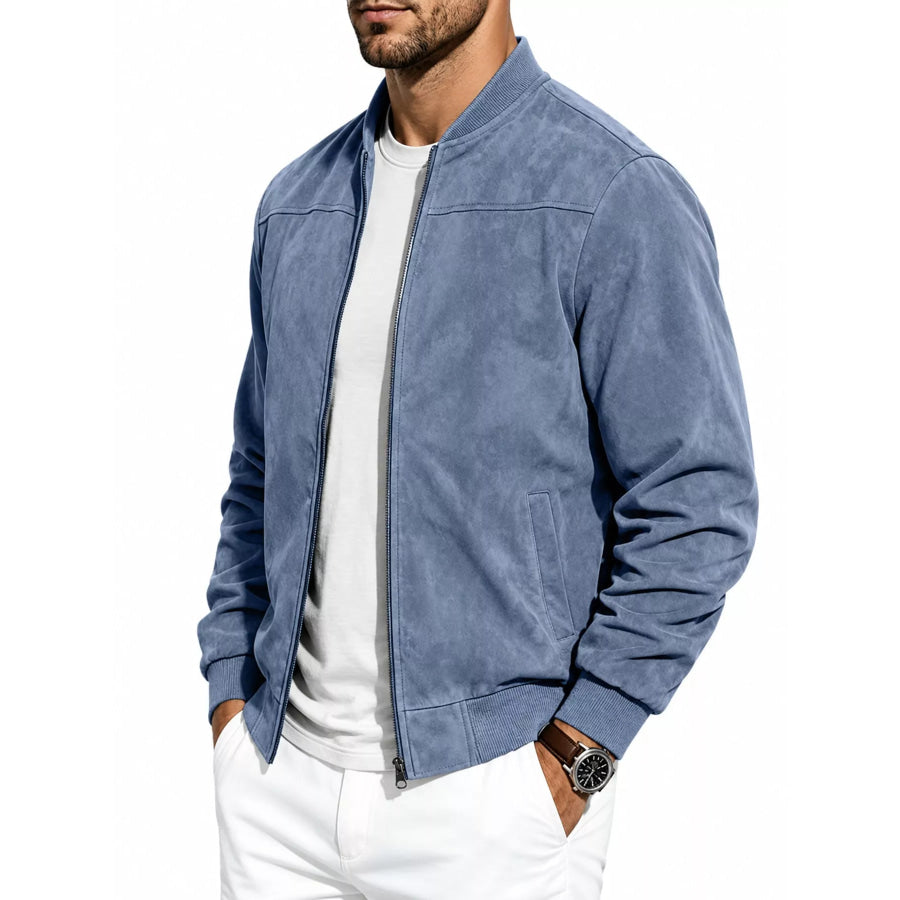 Men’s Full Size Zip Up Long Sleeve Jacket Plus Apparel and Accessories