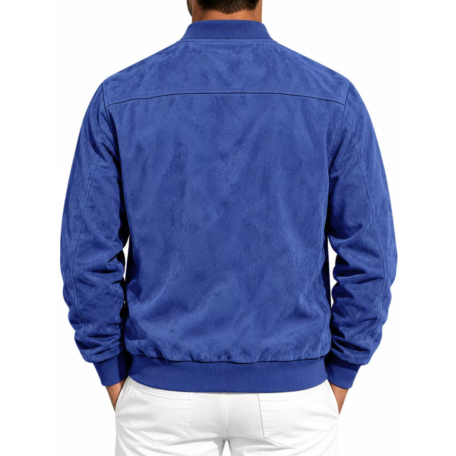 Men’s Full Size Zip Up Long Sleeve Jacket Plus Apparel and Accessories