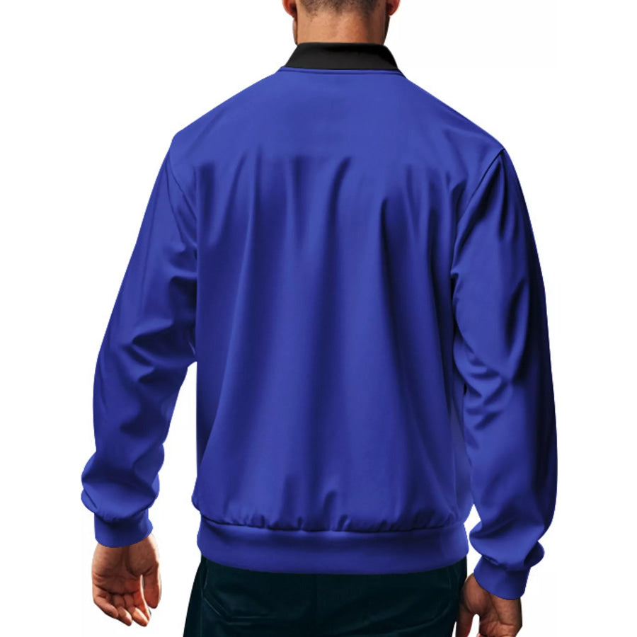 Men’s Full Size Zip Up Slim-Fit Bomber Jacket Plus Apparel and Accessories