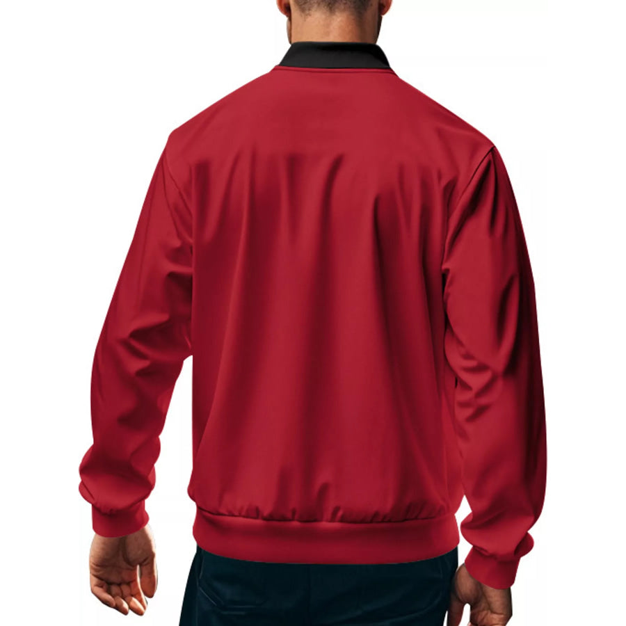 Men’s Full Size Zip Up Slim-Fit Bomber Jacket Plus Apparel and Accessories