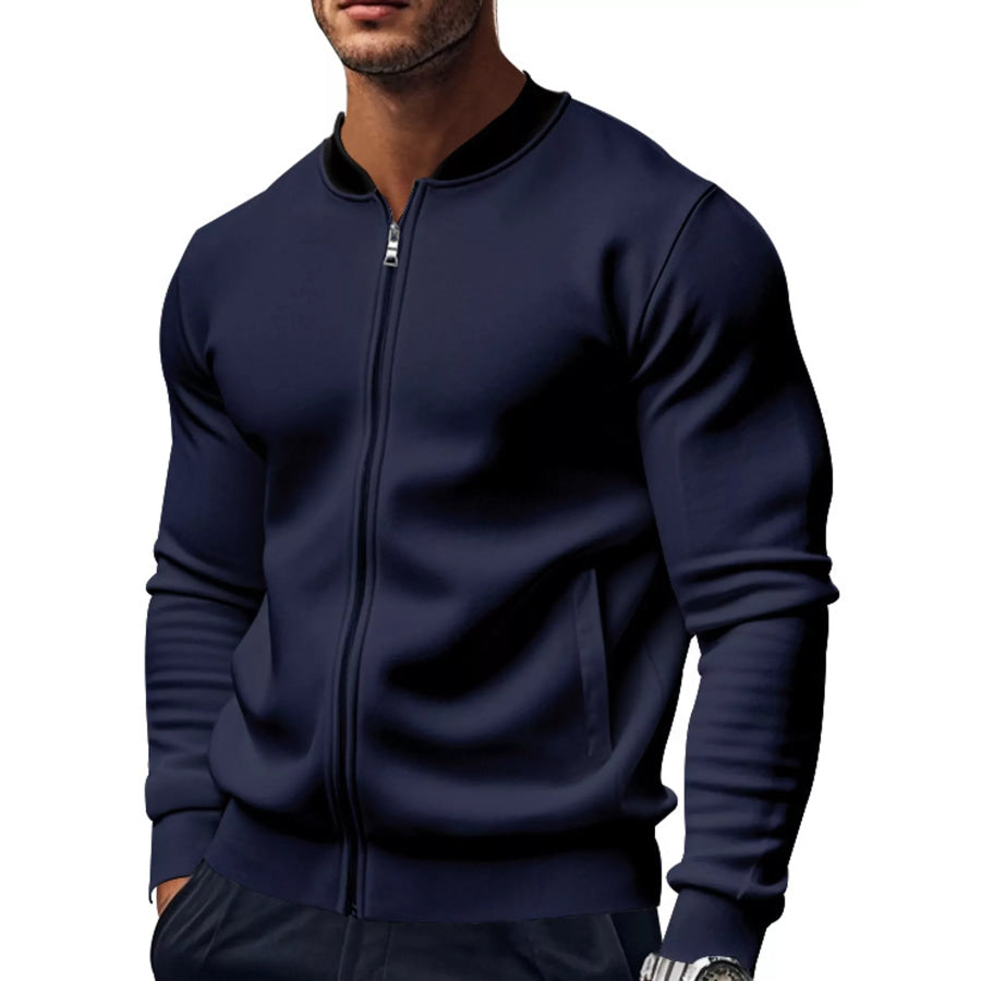 Men’s Full Size Zip Up Slim-Fit Bomber Jacket Plus Apparel and Accessories