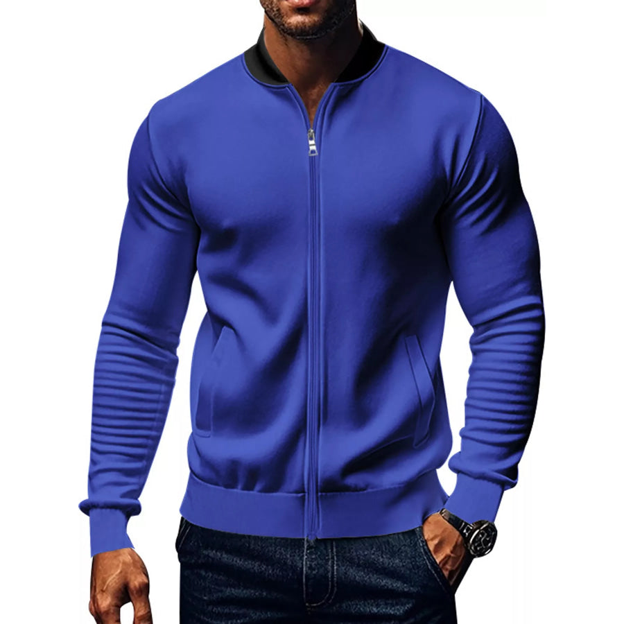 Men’s Full Size Zip Up Slim-Fit Bomber Jacket Plus Apparel and Accessories