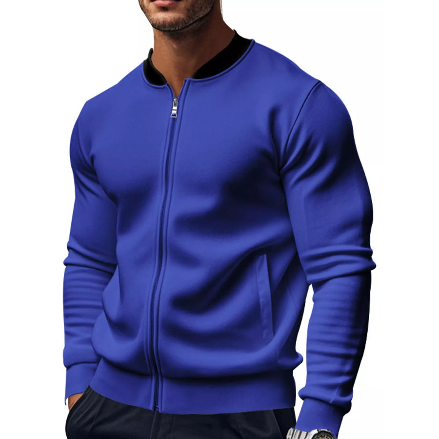 Men’s Full Size Zip Up Slim-Fit Bomber Jacket Plus Apparel and Accessories