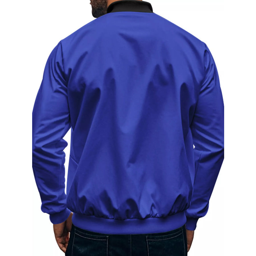 Men’s Full Size Zip Up Slim-Fit Bomber Jacket Plus Apparel and Accessories