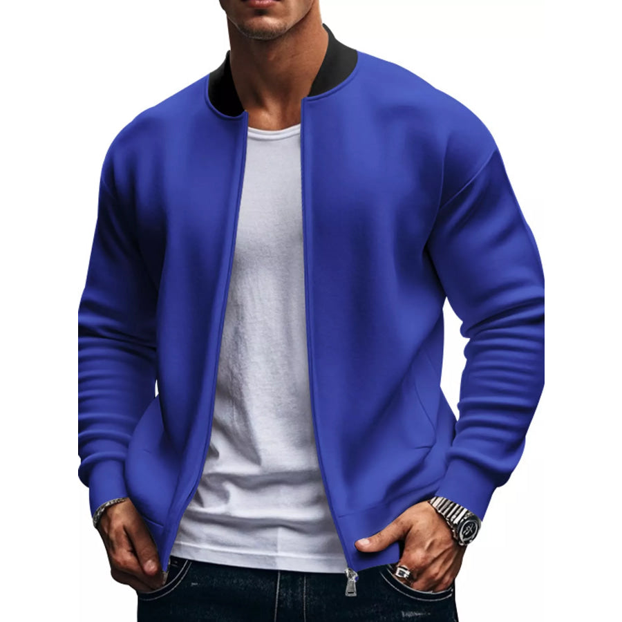 Men’s Full Size Zip Up Slim-Fit Bomber Jacket Plus Apparel and Accessories