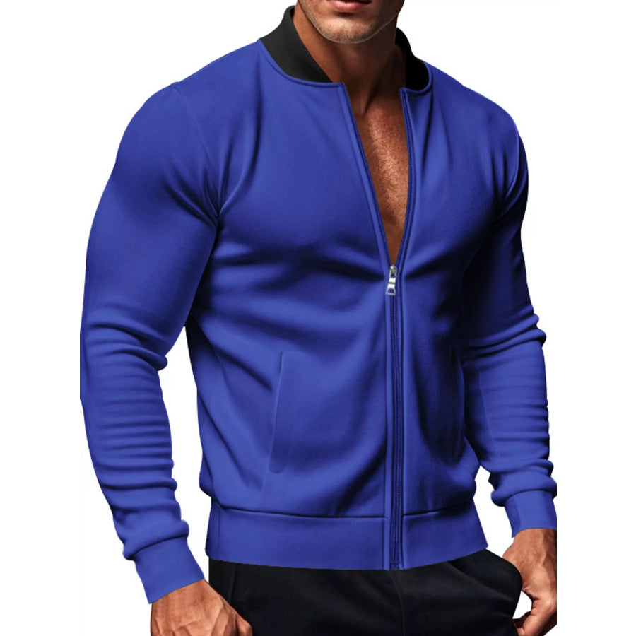 Men’s Full Size Zip Up Slim-Fit Bomber Jacket Plus Apparel and Accessories