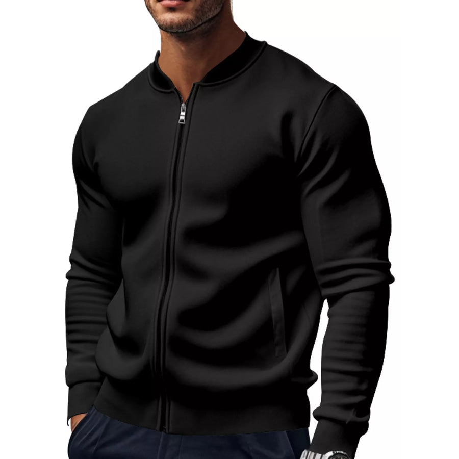 Men’s Full Size Zip Up Slim-Fit Bomber Jacket Plus Apparel and Accessories