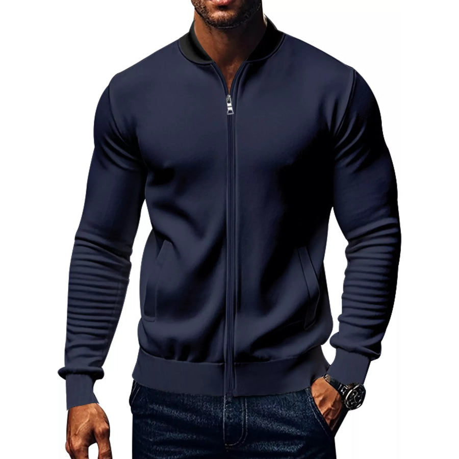 Men’s Full Size Zip Up Slim-Fit Bomber Jacket Plus Apparel and Accessories