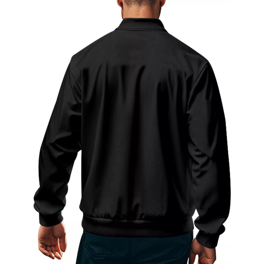 Men’s Full Size Zip Up Slim-Fit Bomber Jacket Plus Apparel and Accessories