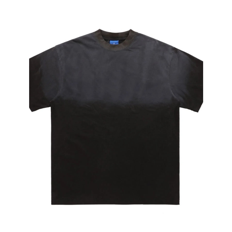 Men’s Gradient Round Neck Oversized T-Shirt Apparel and Accessories