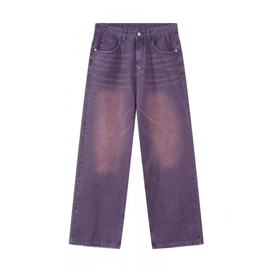 Men’s Gradient Wide-Leg Jeans Apparel and Accessories