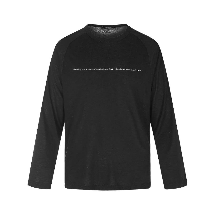 Men’s Graphic Long Sleeve T-Shirt Black / S Apparel and Accessories
