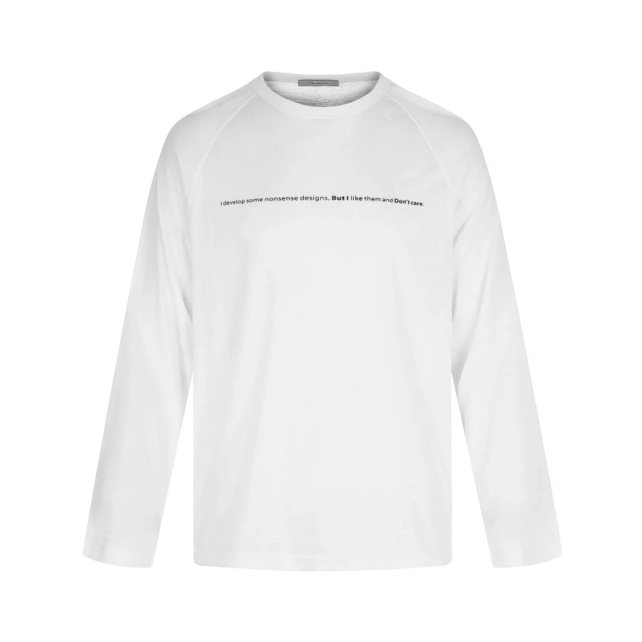Men’s Graphic Long Sleeve T-Shirt White / S Apparel and Accessories