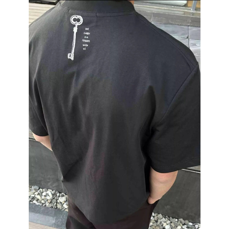Men’s Graphic Relaxed Fit Short Sleeve T-Shirt Apparel and Accessories