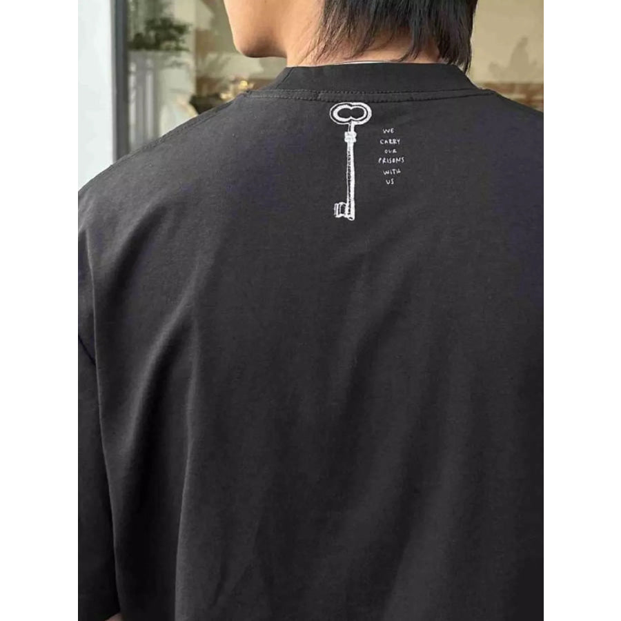 Men’s Graphic Relaxed Fit Short Sleeve T-Shirt Apparel and Accessories