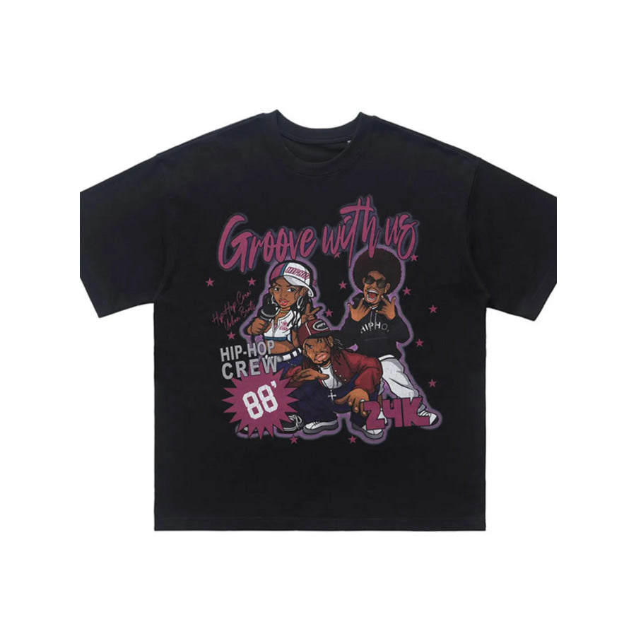 Men’s Graphic Round Neck Half Sleeve T-Shirt Apparel and Accessories