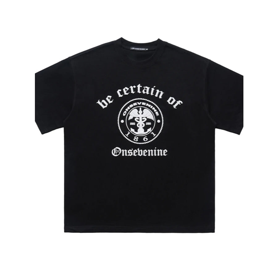 Men’s Graphic Round Neck Oversized T-Shirt Apparel and Accessories