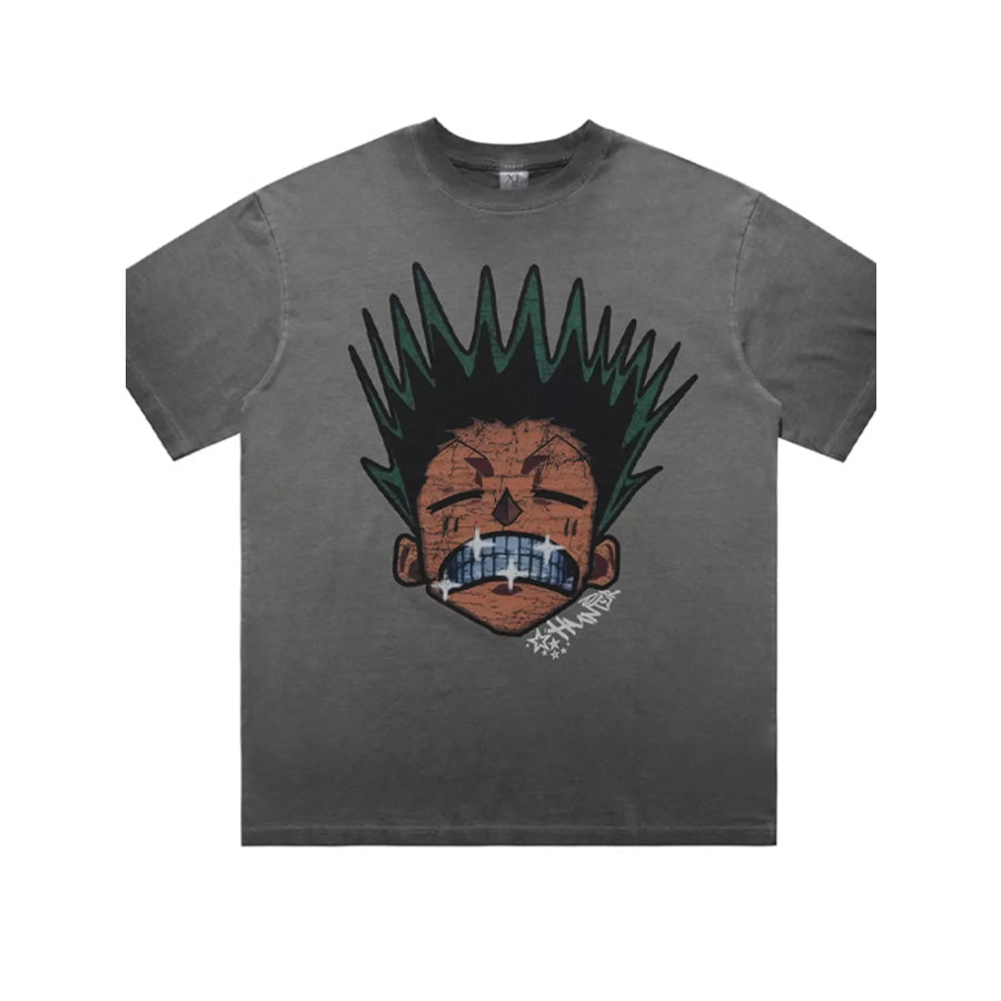 Men’s Graphic Round Neck Oversized T-Shirt Apparel and Accessories