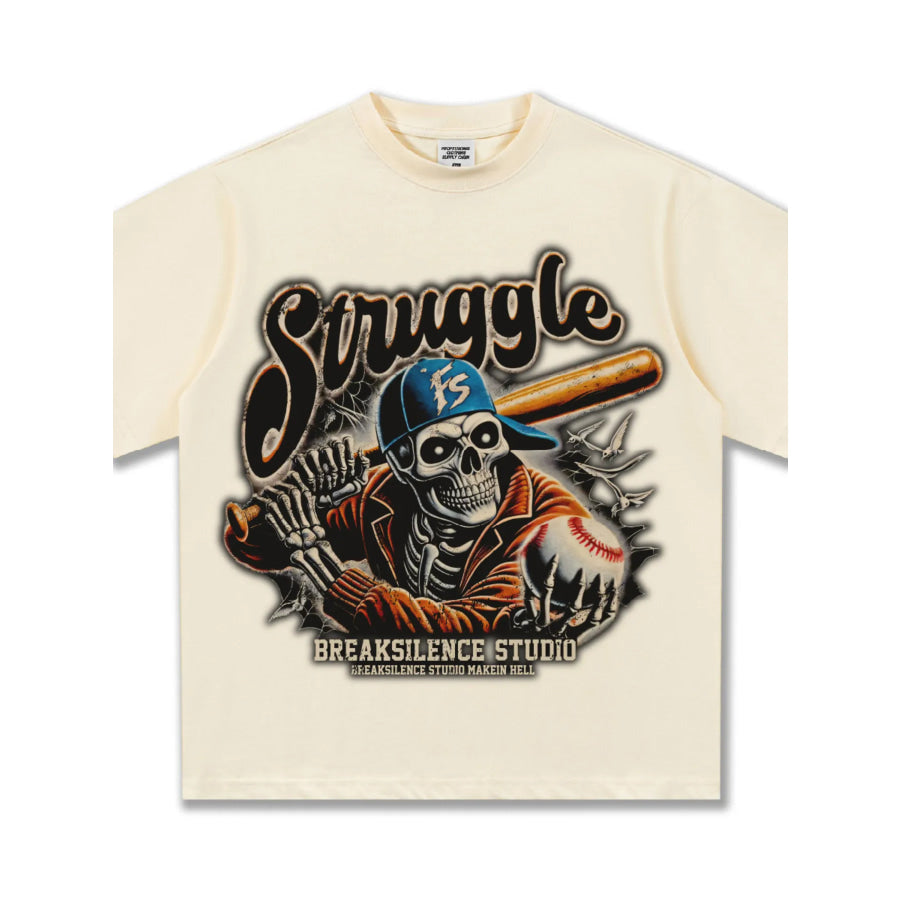 Men’s Graphic Round Neck Short Sleeve T-Shirt Apparel and Accessories