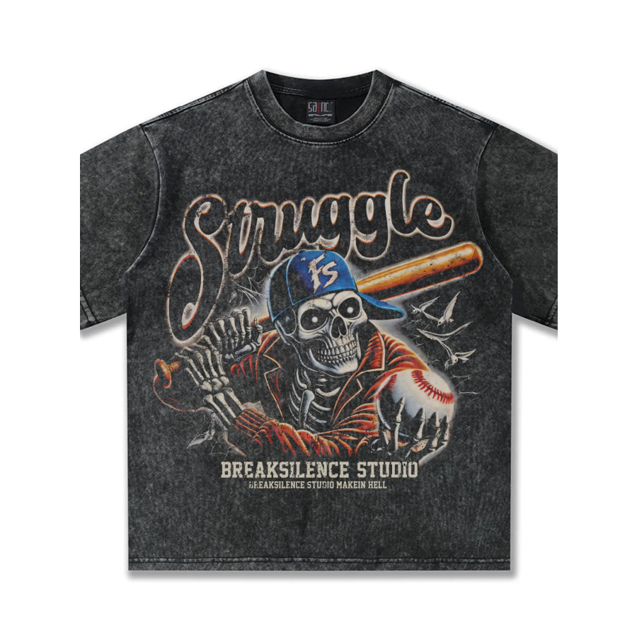 Men’s Graphic Round Neck Short Sleeve T-Shirt Apparel and Accessories