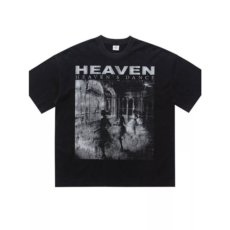 Men’s Graphic Round Neck Short Sleeve T-Shirt Apparel and Accessories