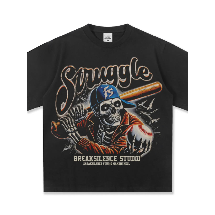Men’s Graphic Round Neck Short Sleeve T-Shirt Apparel and Accessories
