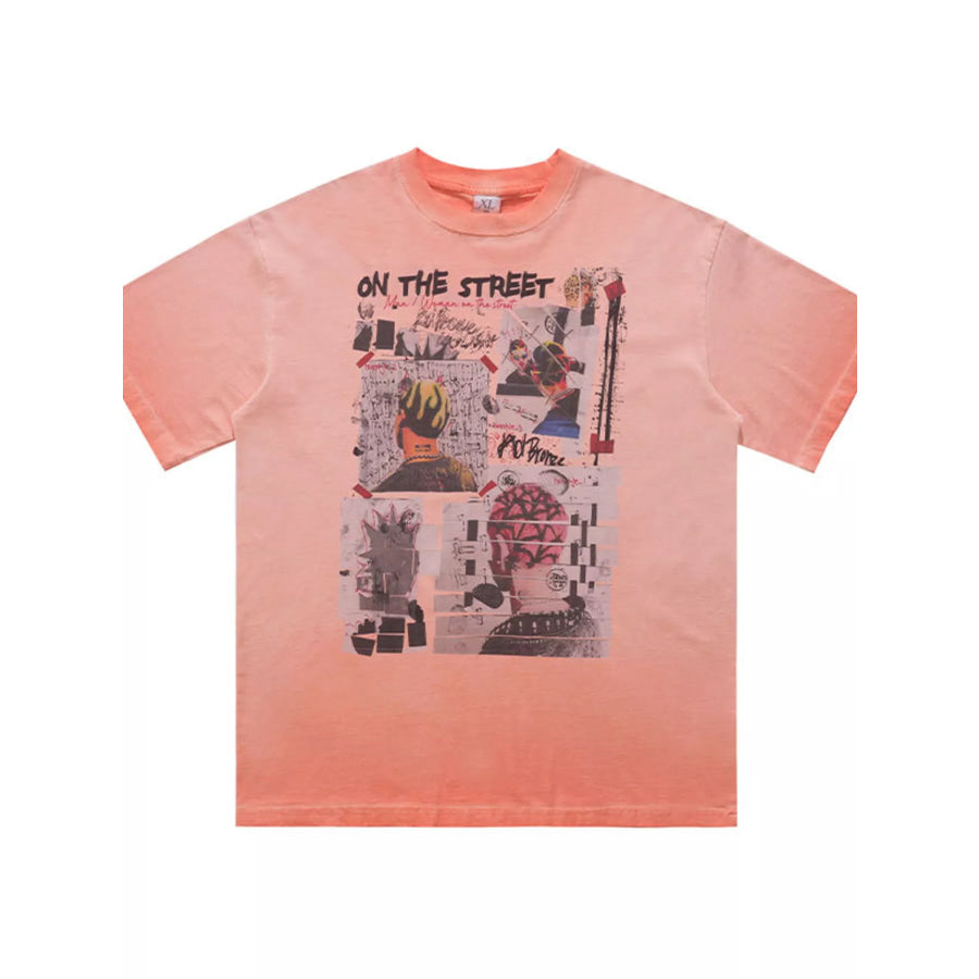 Men’s Graphic Round Neck Streetwear T-Shirt Apparel and Accessories