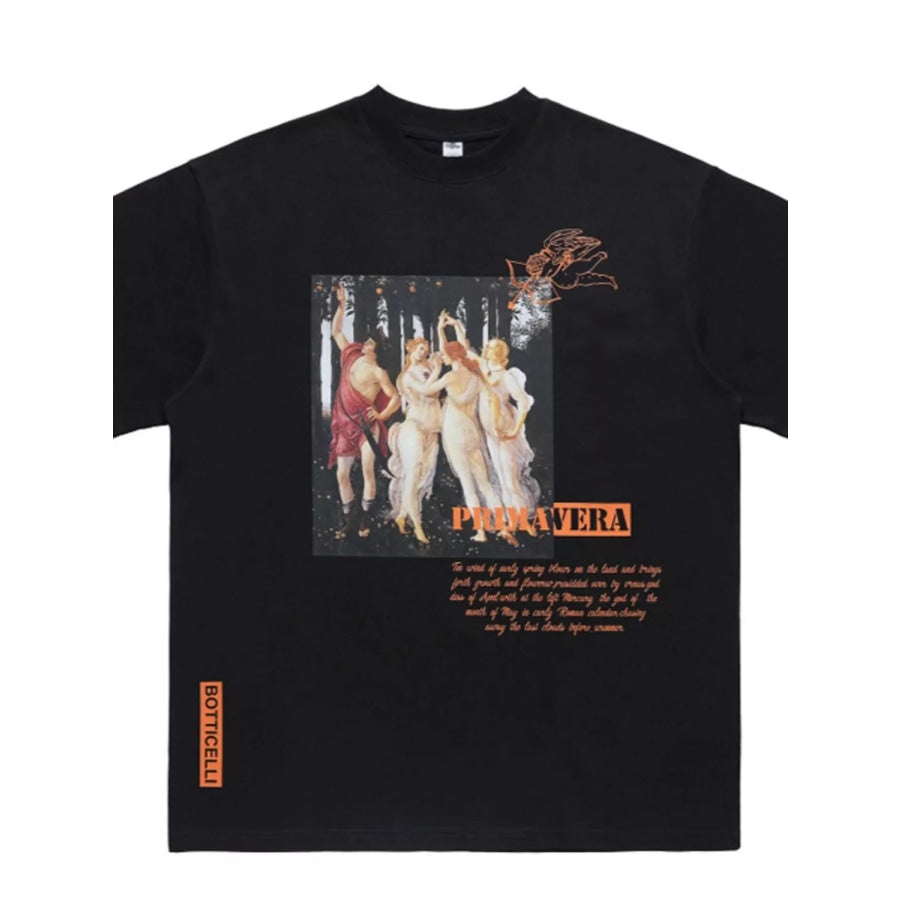 Men’s Graphic Round Neck T-Shirt Apparel and Accessories