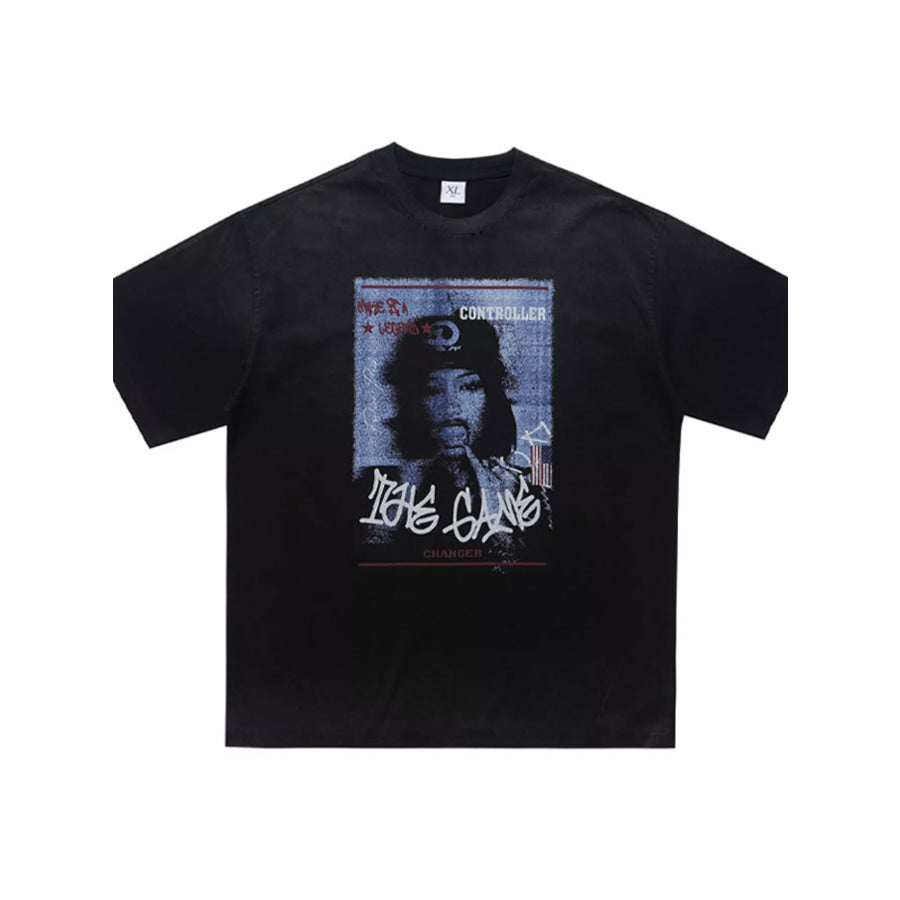 Men’s Graphic Round Neck T-Shirt Apparel and Accessories