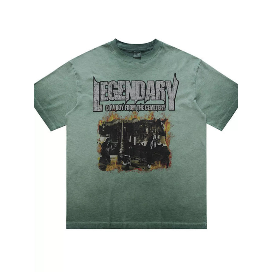Men’s Graphic Round Neck T-Shirt Apparel and Accessories