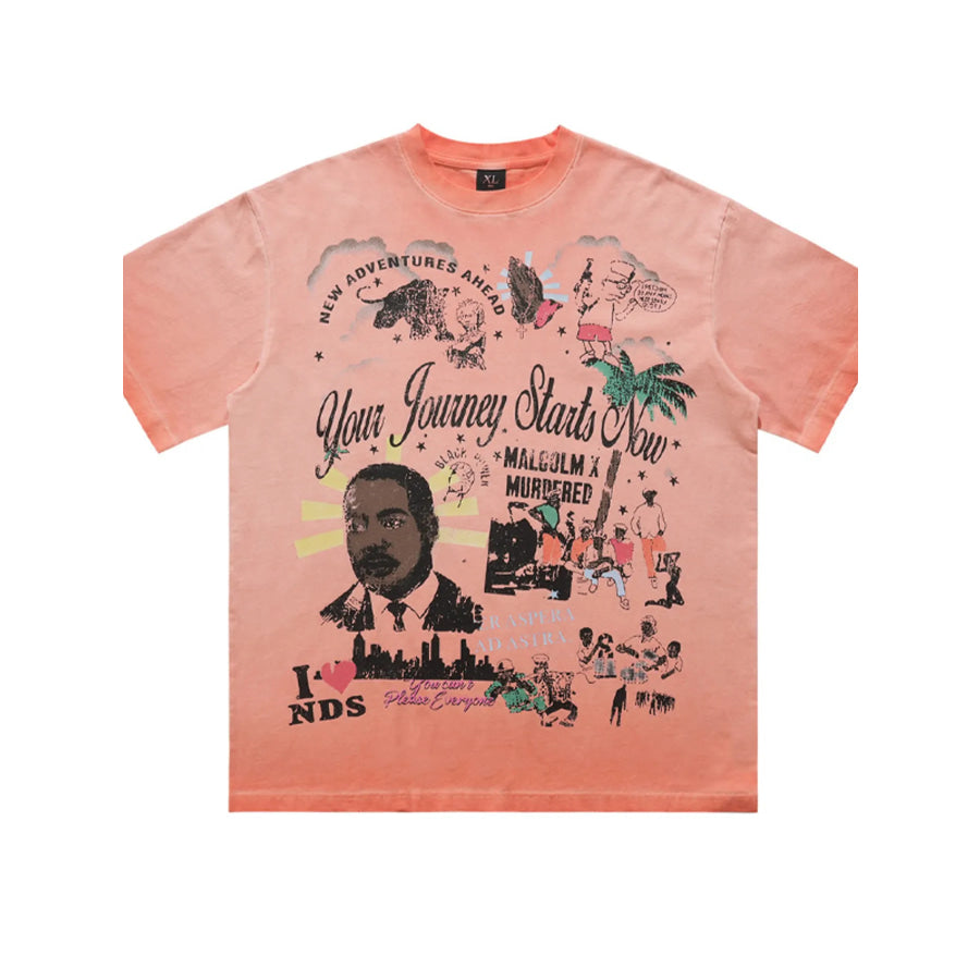 Men’s Graphic Round Neck T-Shirt Apparel and Accessories