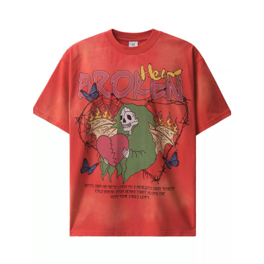 Men’s Graphic Round Neck T-Shirt Apparel and Accessories