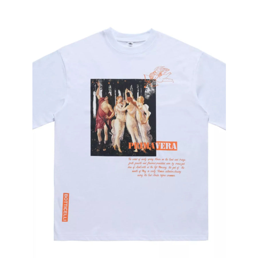 Men’s Graphic Round Neck T-Shirt Apparel and Accessories
