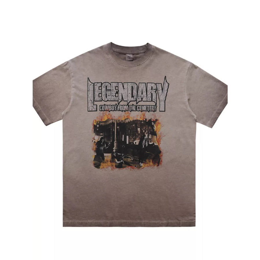 Men’s Graphic Round Neck T-Shirt Apparel and Accessories
