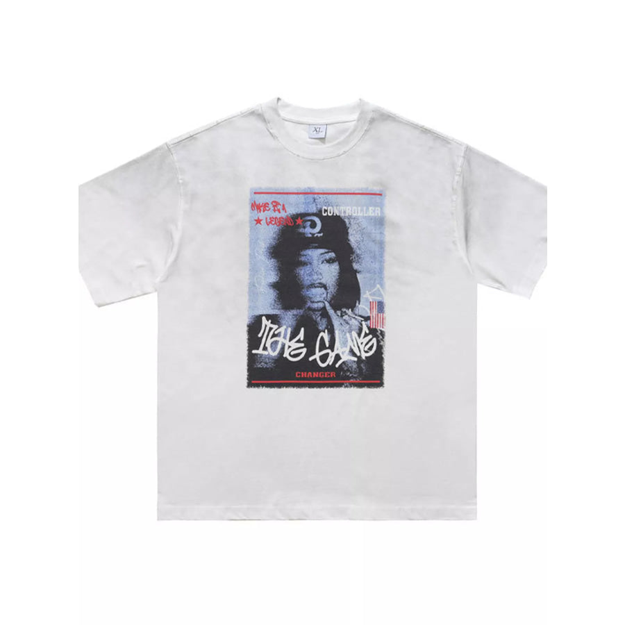 Men’s Graphic Round Neck T-Shirt Apparel and Accessories